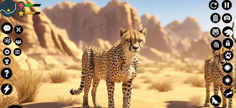 Wild Cheetah Family Simulator screenshot 1