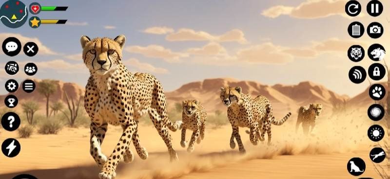 Wild Cheetah Family Simulator screenshot 4