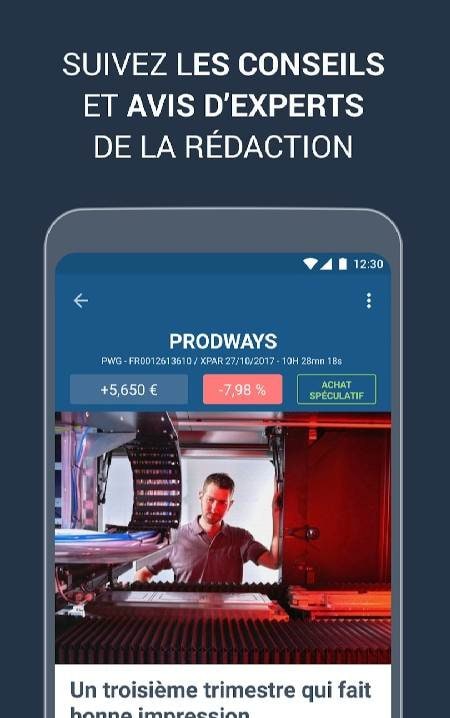 Investir, bourse et finance screenshot 2