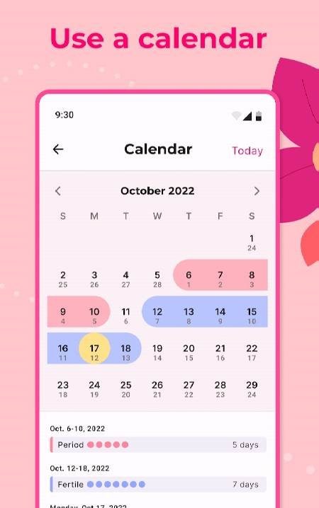 Period Tracker & Period Calendar screenshot 3
