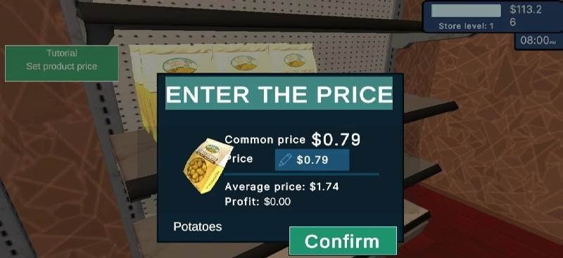 Supermarket Saler Simulator screenshot 2
