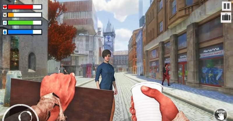 Tramp Simulator: Homeless Survival Story screenshot 4