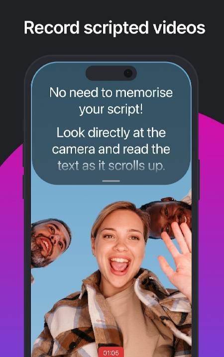 Video Teleprompter - Evelize screenshot 1