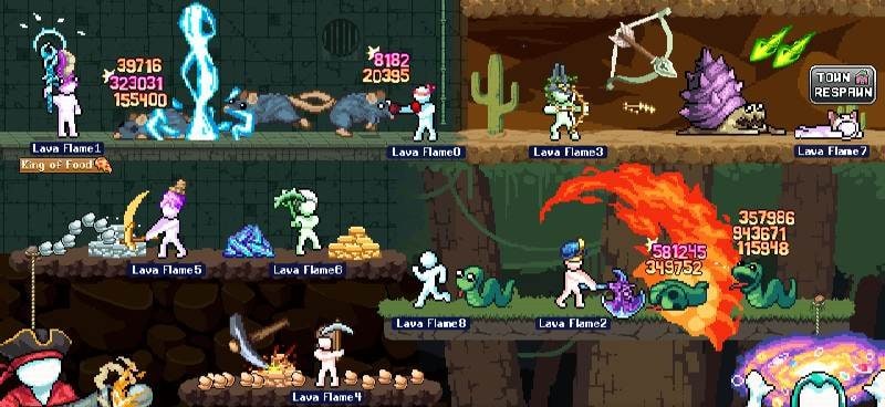 IdleOn! - The Idle Game MMO gameplay image 2