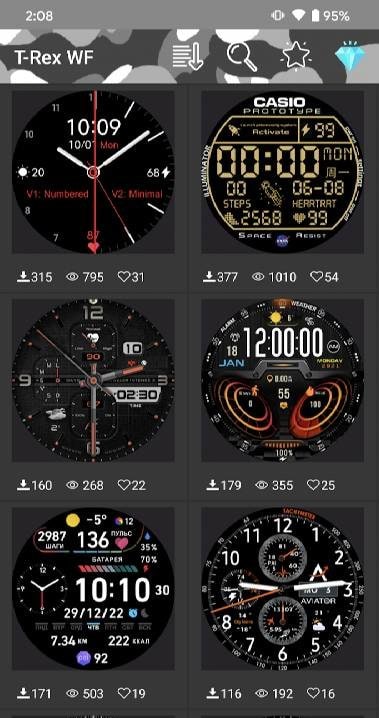 Amazfit T-Rex - Watch Face screenshot 2