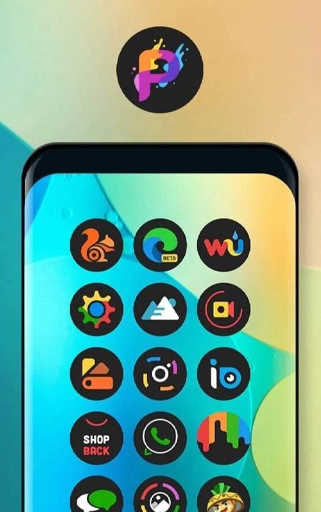 Pix Up Dark Material Icon Pack screenshot 4