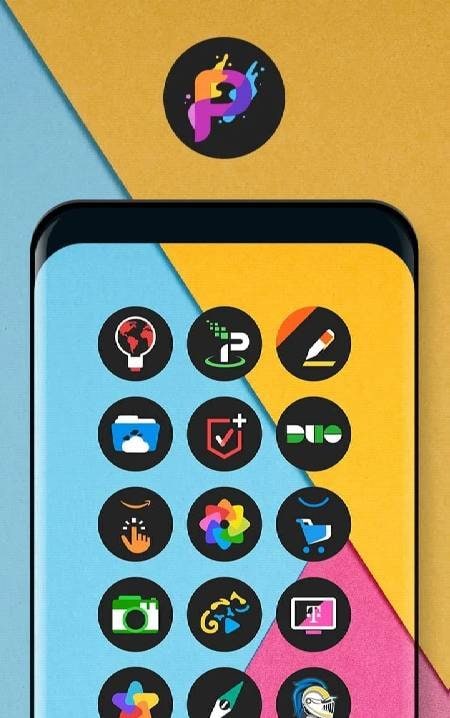 Pix Up Dark Material Icon Pack screenshot 3