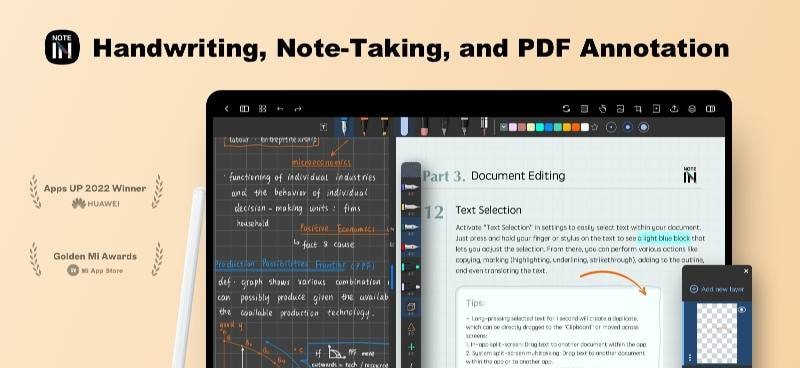 Notein: Handwriting, Notes, PDFs screenshot 1