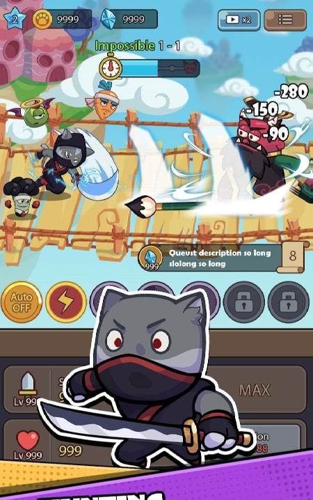 Cat Legend: Idle RPG War screenshot 3