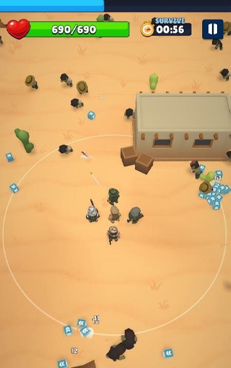 Squad Tactics: Zombie Invasion gameplay screenshot 2