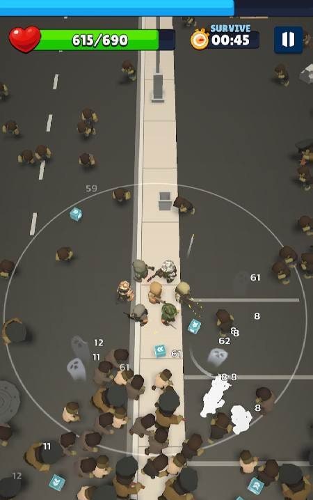 Squad Tactics: Zombie Invasion gameplay screenshot 3