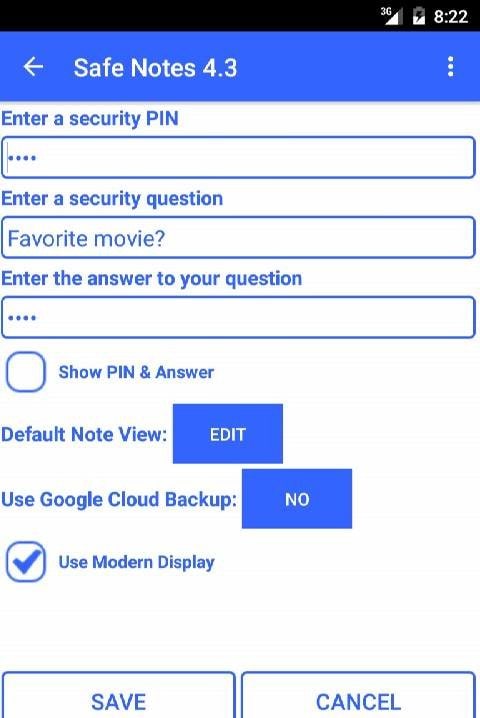 Safe Notes Pro Secure NotePad screenshot 3