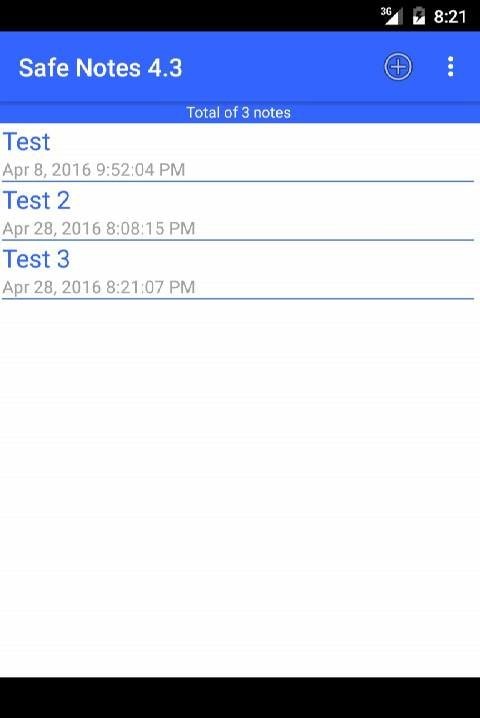 Safe Notes Pro Secure NotePad screenshot 2