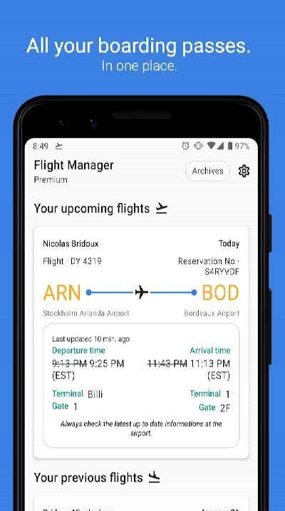 Boarding Pass Wallet : Flight Manager screenshot 4