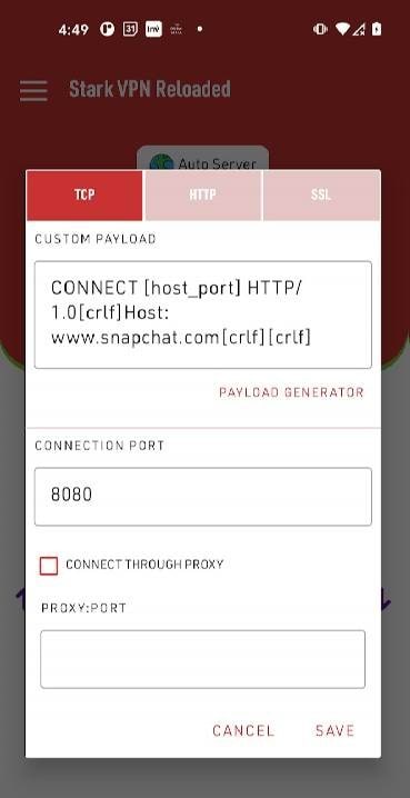 Stark VPN Reloaded screenshot 3