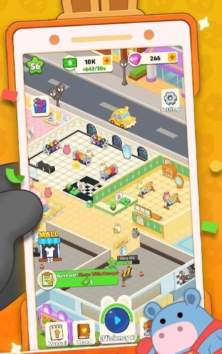 Idle Emporium Tycoon - Mall gameplay screenshot 3