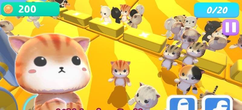Catfall Guys: Online Royale screenshot 1