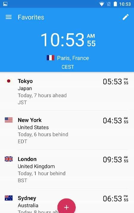 World Clock by timeanddate.com screenshot 2