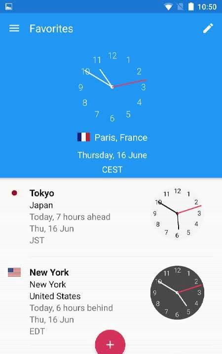 World Clock by timeanddate.com screenshot 1