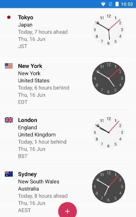 World Clock by timeanddate.com screenshot 3