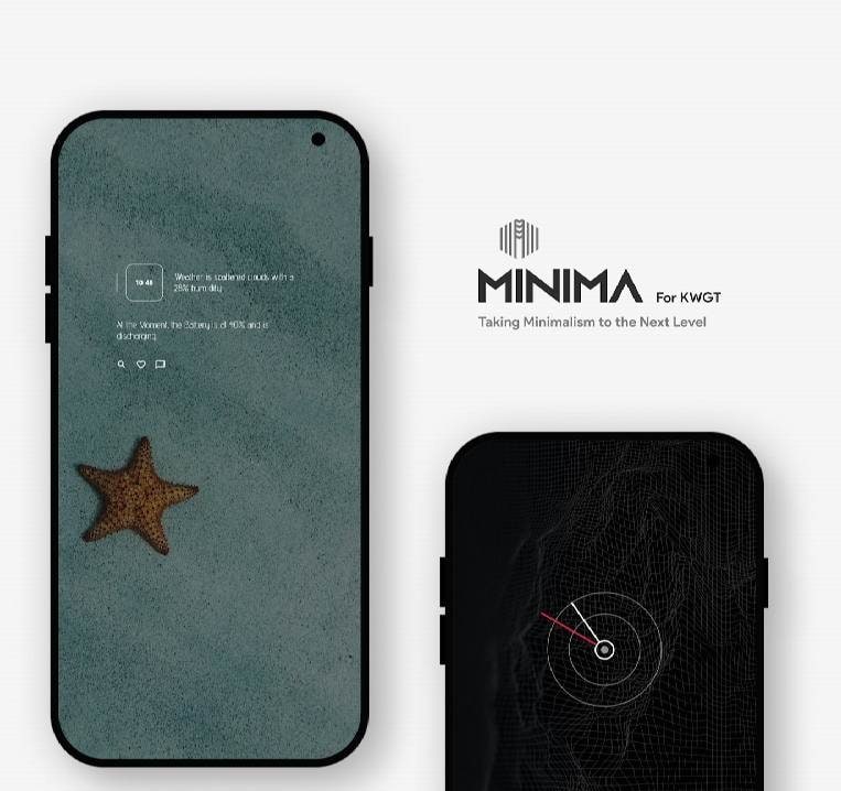 Minima KWGT - Minimal Widgets screenshot 4