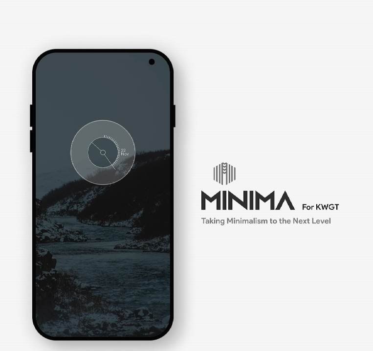 Minima KWGT - Minimal Widgets screenshot 1