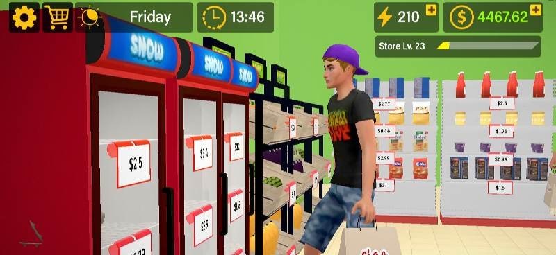 Supermarket Simulator Mobile gameplay screenshot 1
