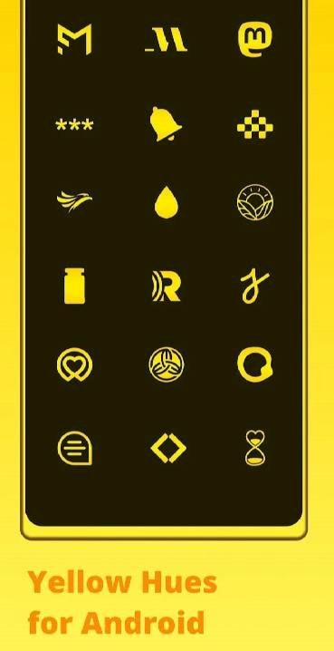 Yellow Star - Icon Pack screenshot 2