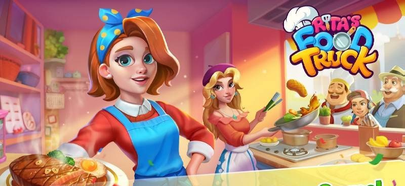 Rita's Food Truck: Cooking Game screenshot 1