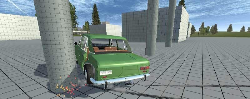 Simple Car Crash Physics Sim screenshot 1