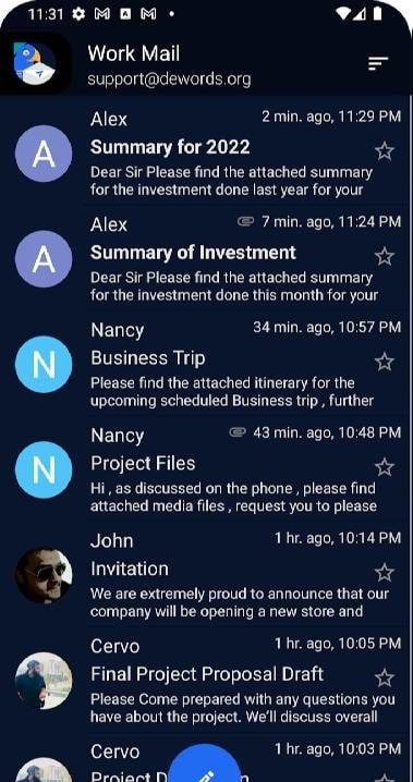Bird Mail Pro - Email App screenshot 4