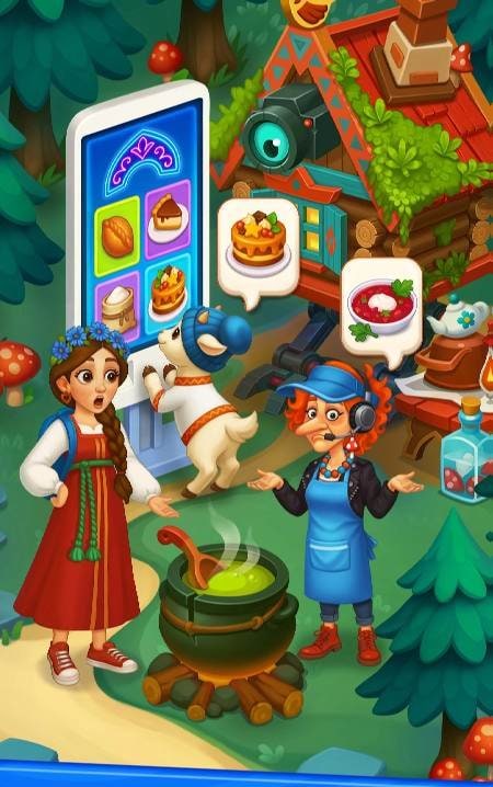 Alyonka's Stories: Merge Fairy Tale screenshot 2
