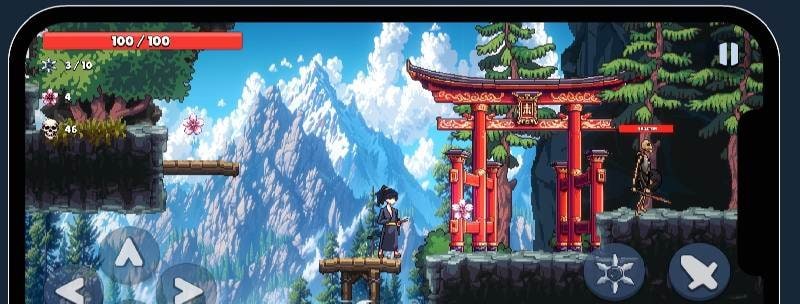 Katana Of Rin - 2D Action RPG screenshot 1