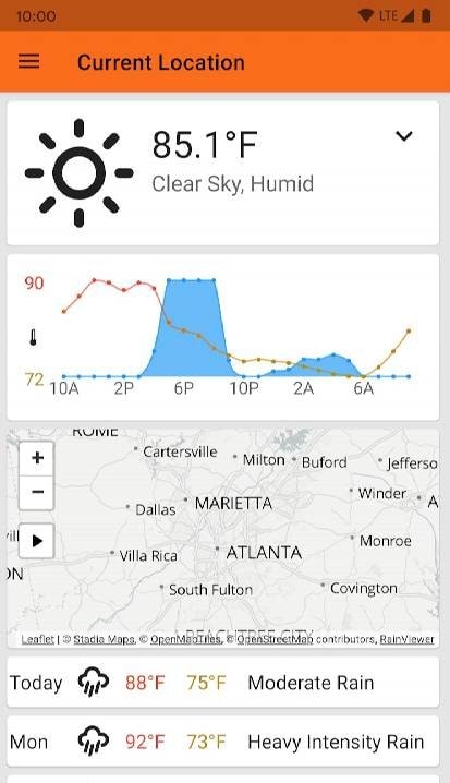 QuickWeather screenshot 2