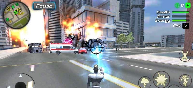Hurricane Superhero : Wind Tornado Vegas Mafia gameplay screenshot 4