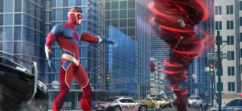 Hurricane Superhero : Wind Tornado Vegas Mafia gameplay screenshot 1