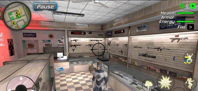 Hurricane Superhero : Wind Tornado Vegas Mafia gameplay screenshot 3