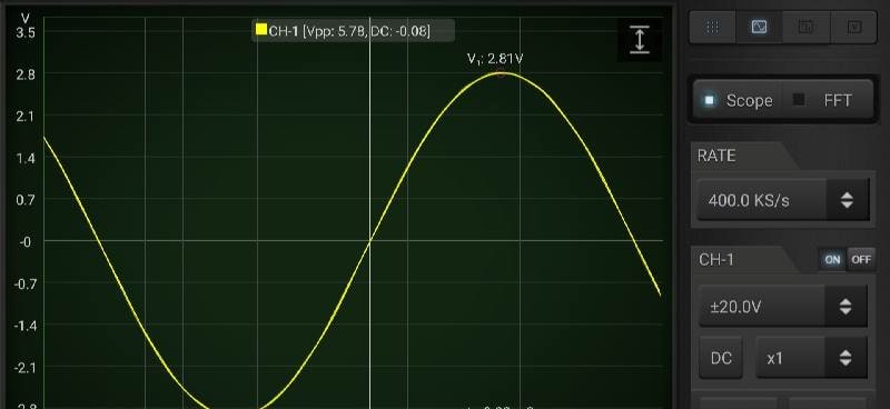 First preview of the HScope interface