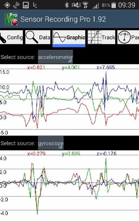 Sensor Recording Lite screenshot 3
