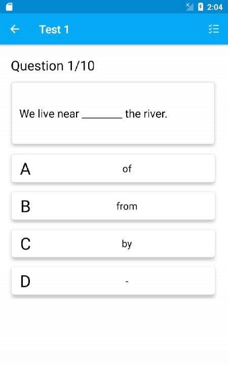 TOEFL Practice Test screenshot 2