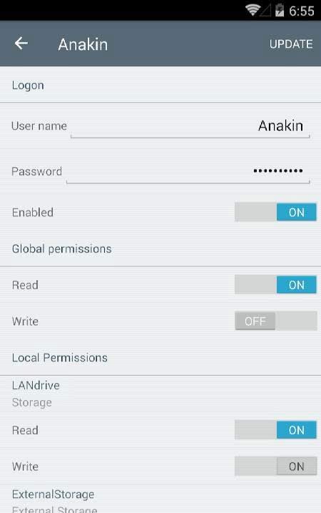 LAN drive - SAMBA Server & Client screenshot 4