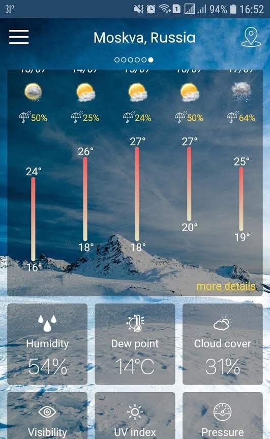 Weather screenshot 4