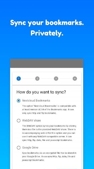 floccus bookmark sync screenshot 1