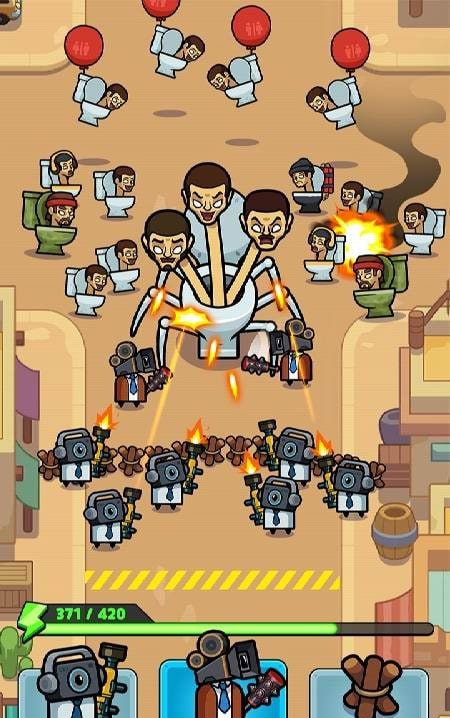 Toilet Fight: Police vs Zombie screenshot 3