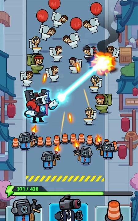 Toilet Fight: Police vs Zombie screenshot 2