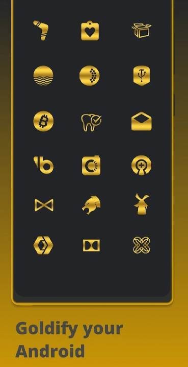 Golden Gradient - Icon Pack screenshot 2