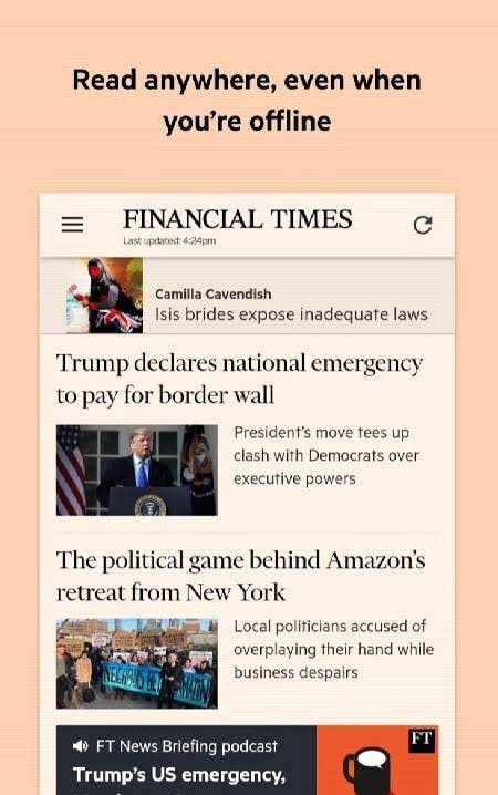 Financial Times screenshot 1