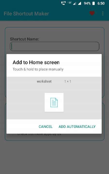 File Shortcut Maker screenshot 2