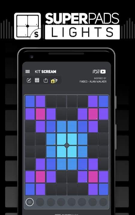 SUPER PADS LIGHTS - Your DJ app screenshot 1