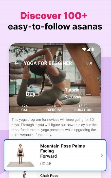 Daily Yoga For Beginners screenshot 4